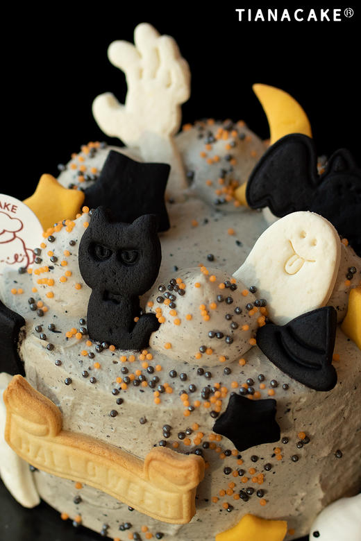 🎃黑喵魔法咒语🪄(五寸黑芝麻蛋糕） 商品图4