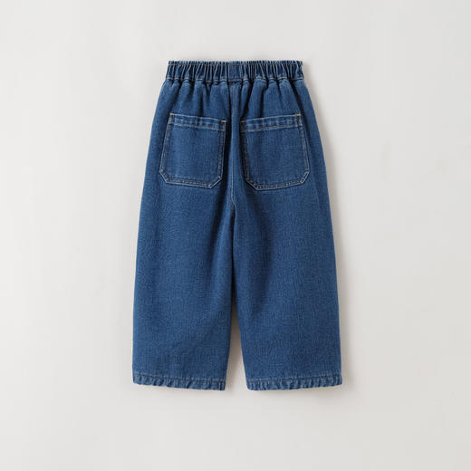 马克珍妮男童夹棉加暖牛仔香蕉裤2025年冬装新款551318 商品图2