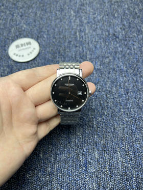 【新款大号40mm】浪琴博雅系列 黑盘钻面 男士腕表
机芯：进口西铁城