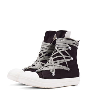 男款系带高帮休闲鞋