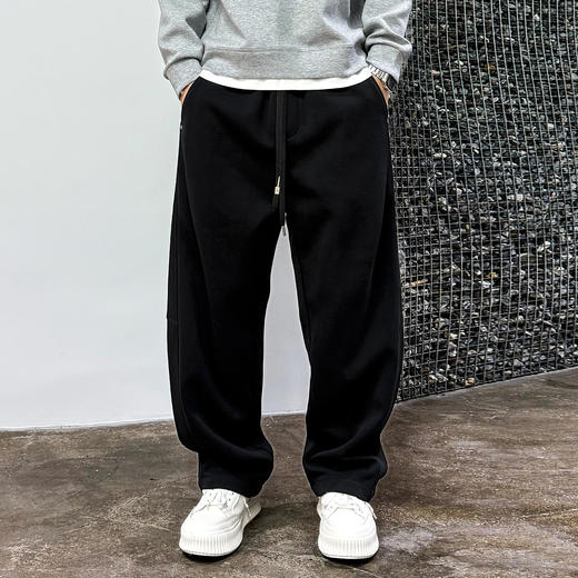 徐太浪【不挑身材 抽绳系腰】字母印花卫裤男春秋百搭防风运动裤 商品图1