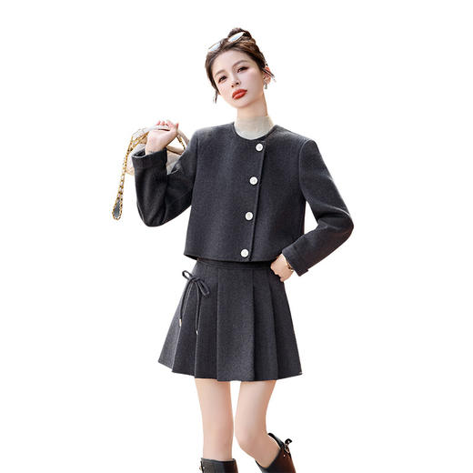 HR YJH5130学院风半身裙套装 商品图4