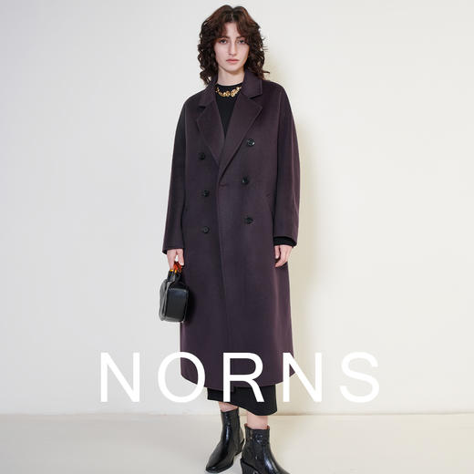 主推款丨NORNS LADY诺恩 【经典传承】小山羊绒毛呢大衣外套冬季 H25WS01542 商品图2