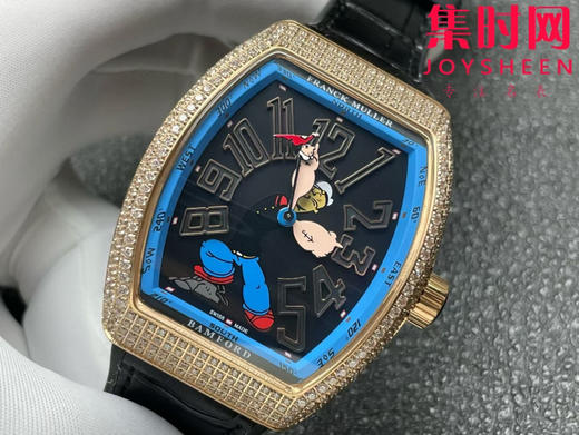 ABF法兰克穆勒 法穆兰 新款Vanguard系列 V45游艇系列"大力水手"男士腕表 商品图2