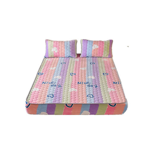 秋冬季加厚牛奶绒床笠三件套夹棉加绒保暖防滑单床笠床罩 商品图4