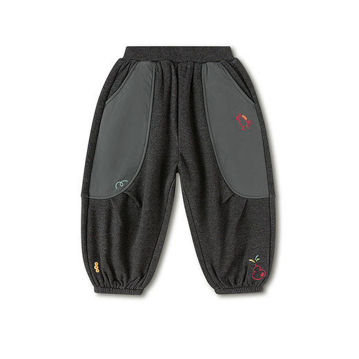 【balaOne】巴拉巴拉童装儿童长裤加绒男女童弯刀裤2025新款春装 商品图4