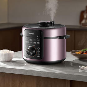 苏泊尔(SUPOR） 5L家用大容量 3-8人 多功能 双胆 柴火饭 煲汤 美味电压力锅SY-50YA566