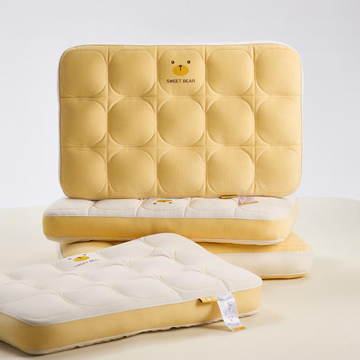 自然醒小熊豆乳面包枕乳胶片定型枕头XK 商品图6