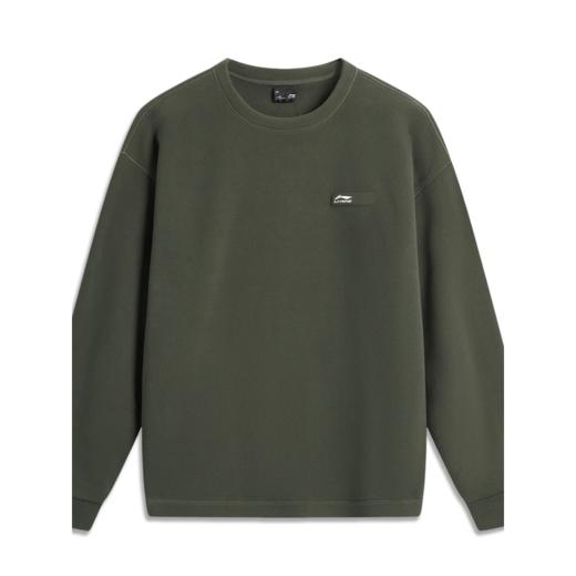 李宁男子摇粒绒保暖套头卫衣AWDU885-5 商品图1