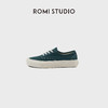 ROMI STUDIO“休闲百搭”墨蓝色水洗帆布硫化底低帮鞋 RWBAP31782 商品缩略图1