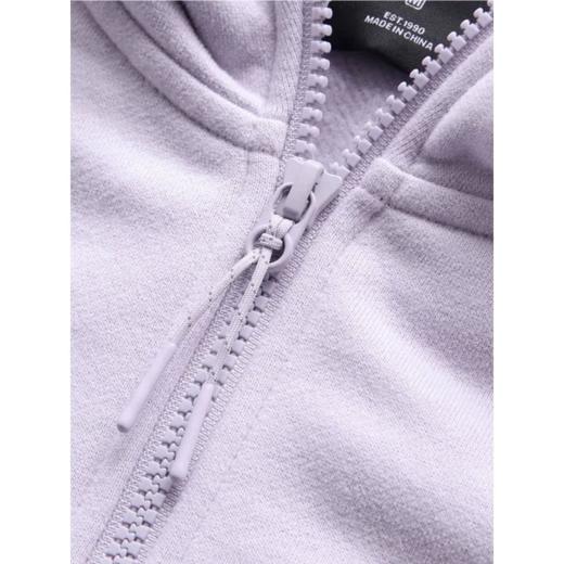 李宁女子加绒运动开衫连帽健身外套AWDU562-6 商品图4