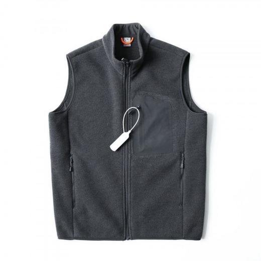 百搭舒适双面摇粒绒内搭户外休闲立领弹力舒适保暖抓绒马甲 商品图2