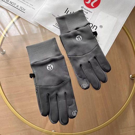 原单正品露露秋冬最新款极地专业系列全功能防水防风保暖触屏情侣款手套，两个色，男女款。 商品图8
