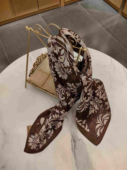 优品堂『迷缀』70×70桑蚕丝方巾 商品图6