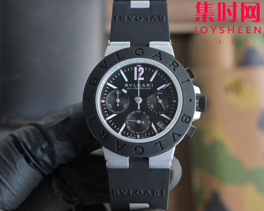 宝格丽Aluminium系列 以"铝+橡胶"的创新材质组合重新定义奢华运动 男士腕表 表径40mm 商品图1