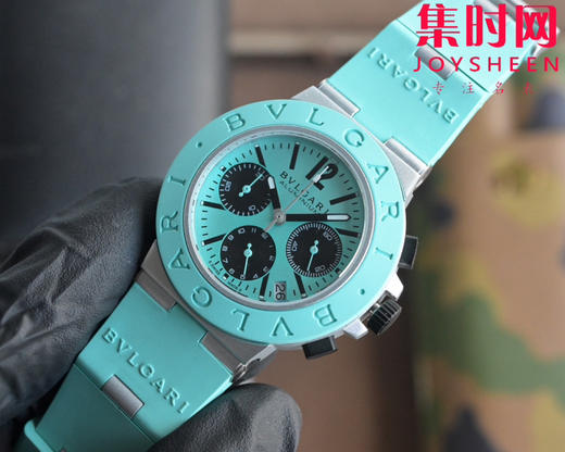 宝格丽Aluminium系列 以"铝+橡胶"的创新材质组合重新定义奢华运动 男士腕表 表径40mm 商品图2