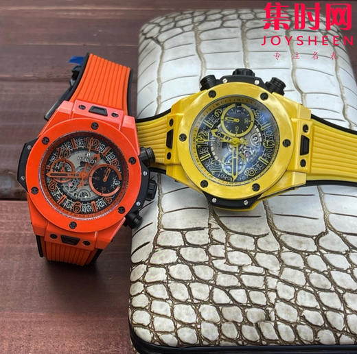 彩色陶瓷壳 男士石英腕表 商品图7