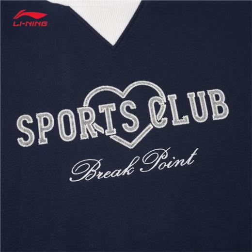 李宁女子冬季加绒套头卫衣AWDU446-5 商品图2