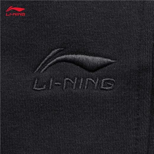 李宁男子冬季加绒保暖束脚收口运动裤AKLU617-2 商品图3