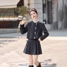 HR YJH5130学院风半身裙套装