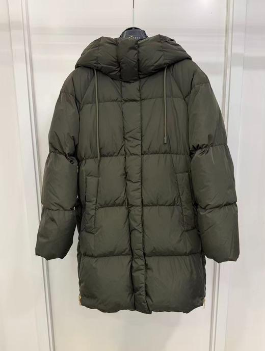 女款连帽中长款外套 商品图0