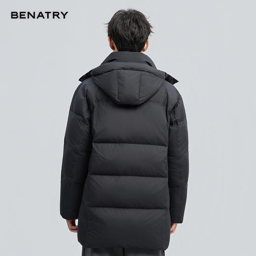 贝纳川冬季新品长款面包羽绒服ECF405270 商品图3