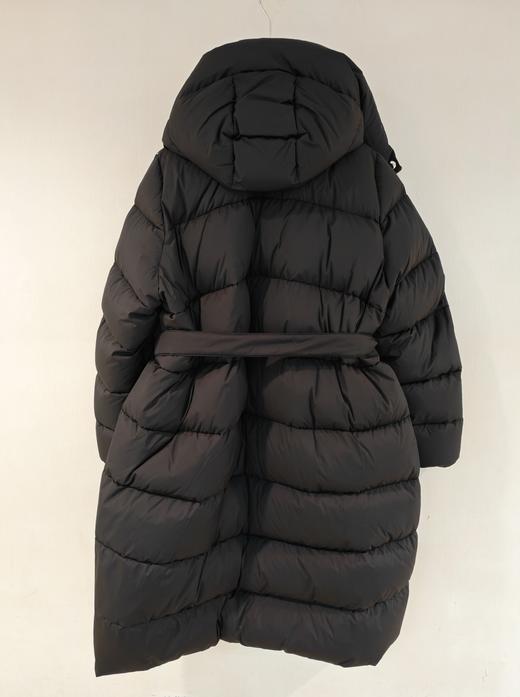 女款长款腰带连帽外套 商品图1