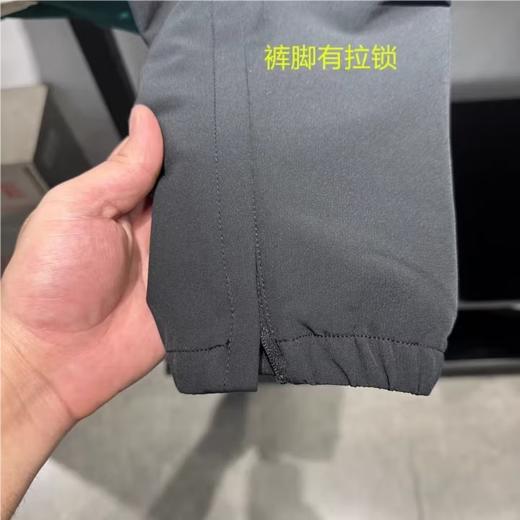 李宁男子加绒保暖反光束脚运动裤AYKU173-1 商品图1