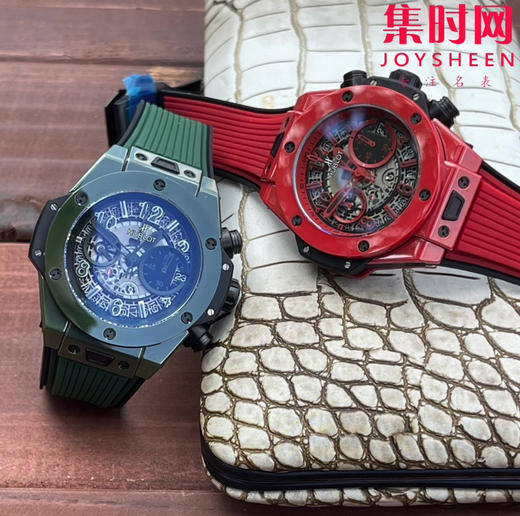 彩色陶瓷壳 男士石英腕表 商品图7