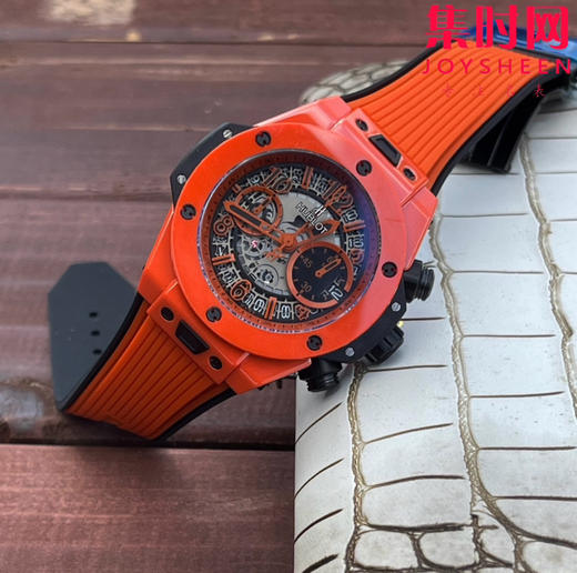 彩色陶瓷壳 男士石英腕表 商品图6