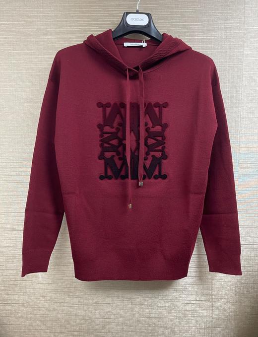 女款字母连帽针织衫毛衣 商品图0