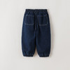 马克珍妮男童夹棉加暖牛仔束脚裤2025年冬装新款551317 商品缩略图3