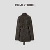 ROMI STUDIO山羊反绒皮柔雾哑光皮毛一体收腰皮草大衣 RWCAWT5205 商品缩略图1
