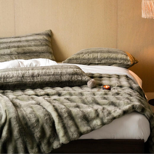 自然醒秋冬高奢融雪兔貂毛毯MT 商品图6