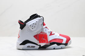 耐克乔丹Air Jordan 6经典复古中帮篮球鞋384664-002男鞋