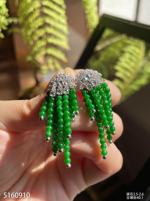 5160910，珠子耳坠。具体价格微信咨询 商品图5
