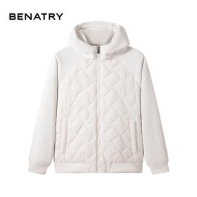贝纳川冬季连帽轻薄鹅绒服EGP405678