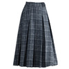 QYM 6988-Y毛呢半身裙高腰格纹百褶裙 商品缩略图4