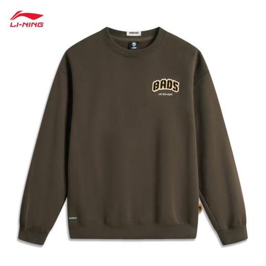 李宁男子冬季加绒套头卫衣AWDU515-4 商品图2