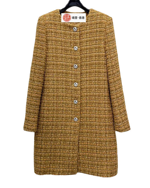 女款毛呢粗纺彩点大衣L02 商品图0