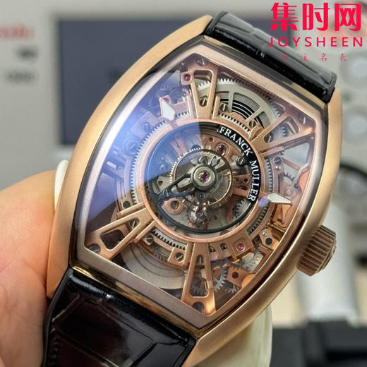 法兰克穆勒『新表』法穆兰 隆重推出Curvex CX 中置陀飞轮镂空 改装定制款 男士腕表 商品图4