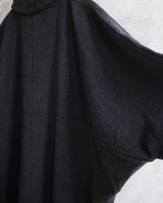 Mittan苎麻丝黑色长外套 商品图11