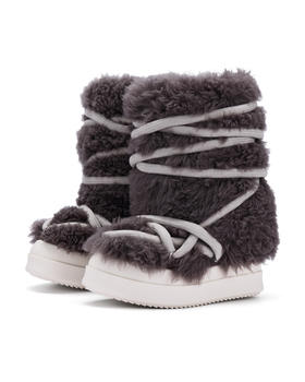 女款绑带月球靴