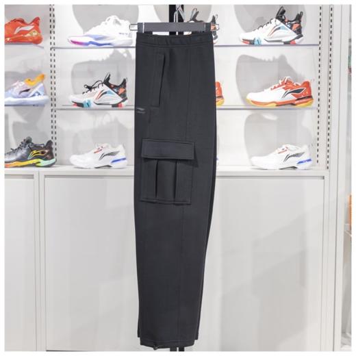 李宁男子冬季直筒运动裤AKLU619-3灰色 商品图1