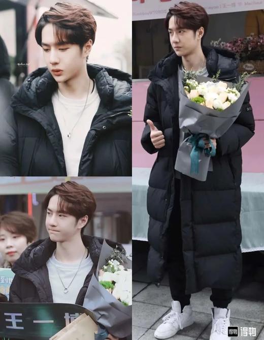 D桑特情侣款长款连帽羽绒服 商品图0