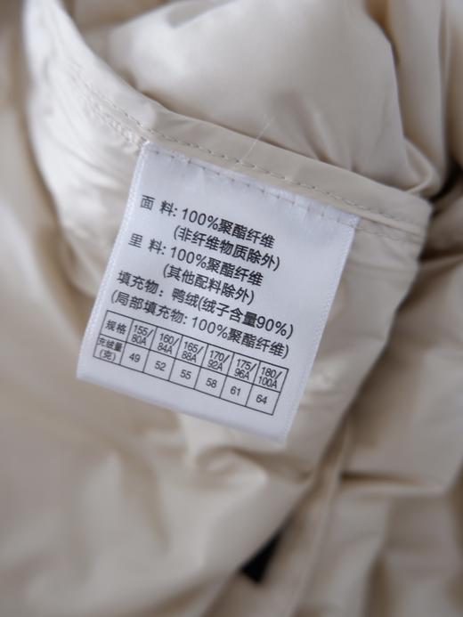 直发【3615】波登登无标款， 重工压胶小立领女士轻薄羽绒服 商品图3