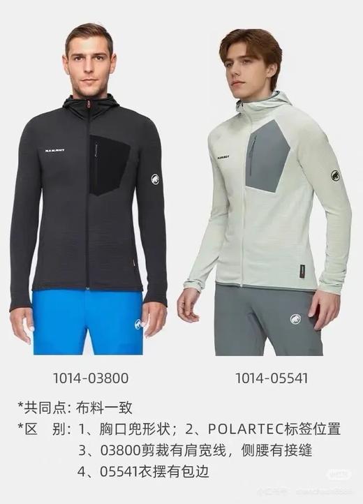 猛犸象户外保暖抓绒衣外套轻薄运动弹力舒适轻便外套 商品图3