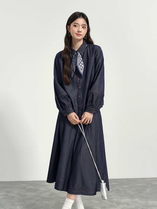 【商场同款】诗凡黎春秋梭织长裙3G2140961S 商品图2