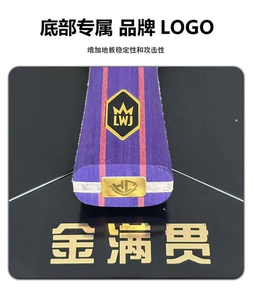 金满贯【梁炜杰特注】外置超级AZC混编碳纤维乒乓底板 商品图2