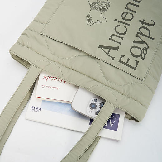 大英博物馆 盖亚·安德森猫系列 珩缝口袋电脑包单肩包 商品图3